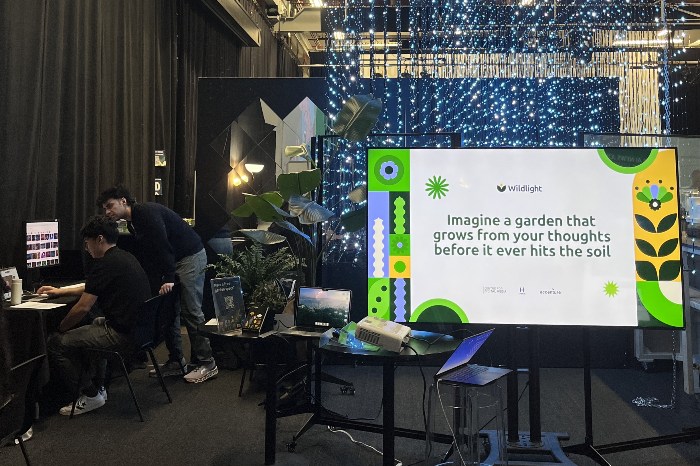 Wildlight demo setup at Web Summit Vancouver